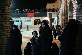 مراسم زنجير آتشي در روستاي بياضه